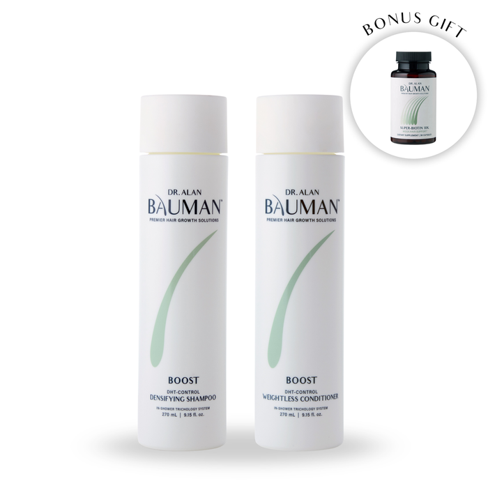 BOOST Shampoo & Conditioner Kit + FREE Super Biotin 10K