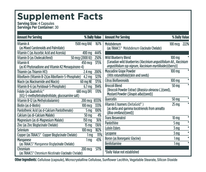 Hair Vitamin Complex (Formerly The A-LIST) - 120 Capsules