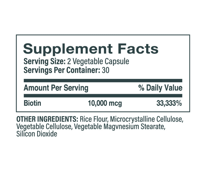 Super-Biotin 10K Formerly(The Hero) - 30 Capsules