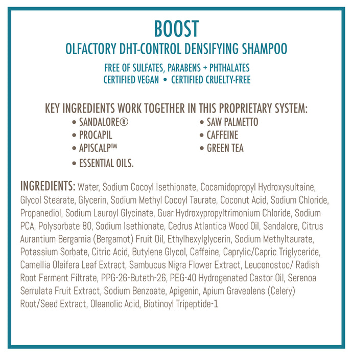 BaumanMD - BOOST Olfactory DHT-Control Densifying Shampoo -  9.5 oz